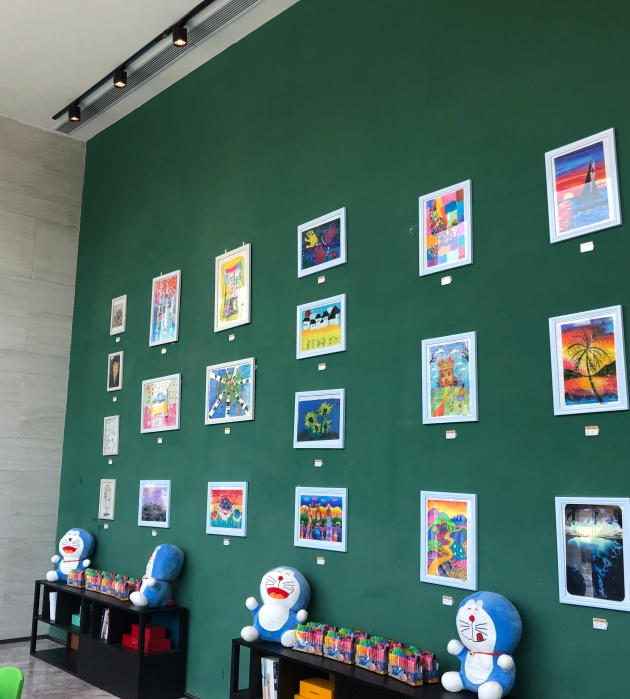 金輝江山銘著畫展區(qū)域