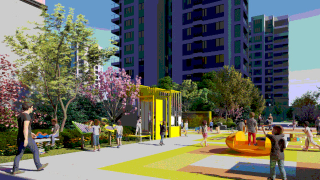 金輝地產項目金輝觀瀾云著效果圖